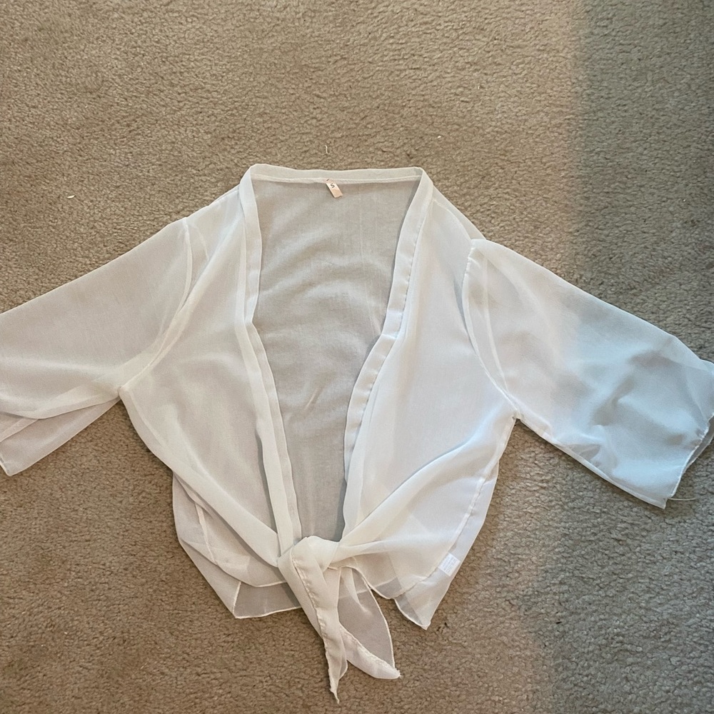 White tie top